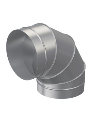 Отвод OTG D200 90° оцинк.сталь ERA PRO