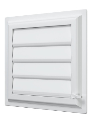 Решетка вентиляционная AIRVENT регулируемая жалюзи 281х281 пластик ERA