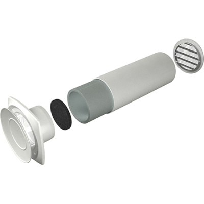 Клапан приточный КП D125 фильтр G3 ВП АПП РКМ L0,5м ERA