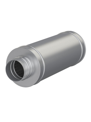 Шумоглушитель MDG D125 L0,6м оцинк.сталь ERA PRO