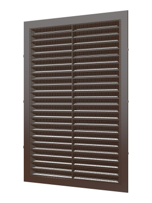 Решетка вентиляционная С сетка 171х241 пластик Brown ERA